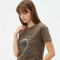 Remera Violeta Estampado 8