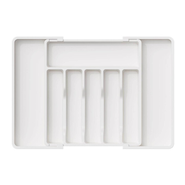 Organizador de Cubiertos Extensible Cajon Utensilios Cubertero IMBACK Blanco Organizador de Cubiertos Extensible Cajon Utensilios Cubertero IMBACK Blanco