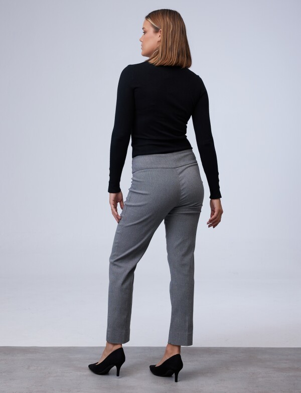 Pantalon Tweed NEGRO/GRIS