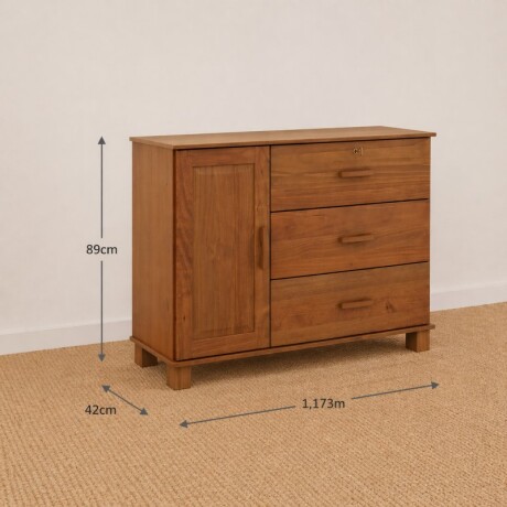 Cómoda Bronce Castaño U