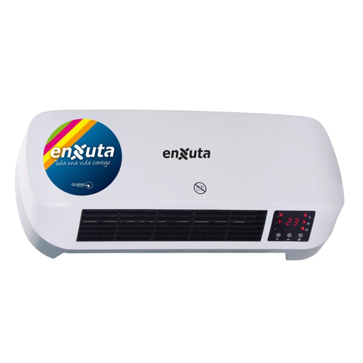 Caloventilador De Pared Digital ENXUTA CVENXD3520 2000W Dos Niveles 