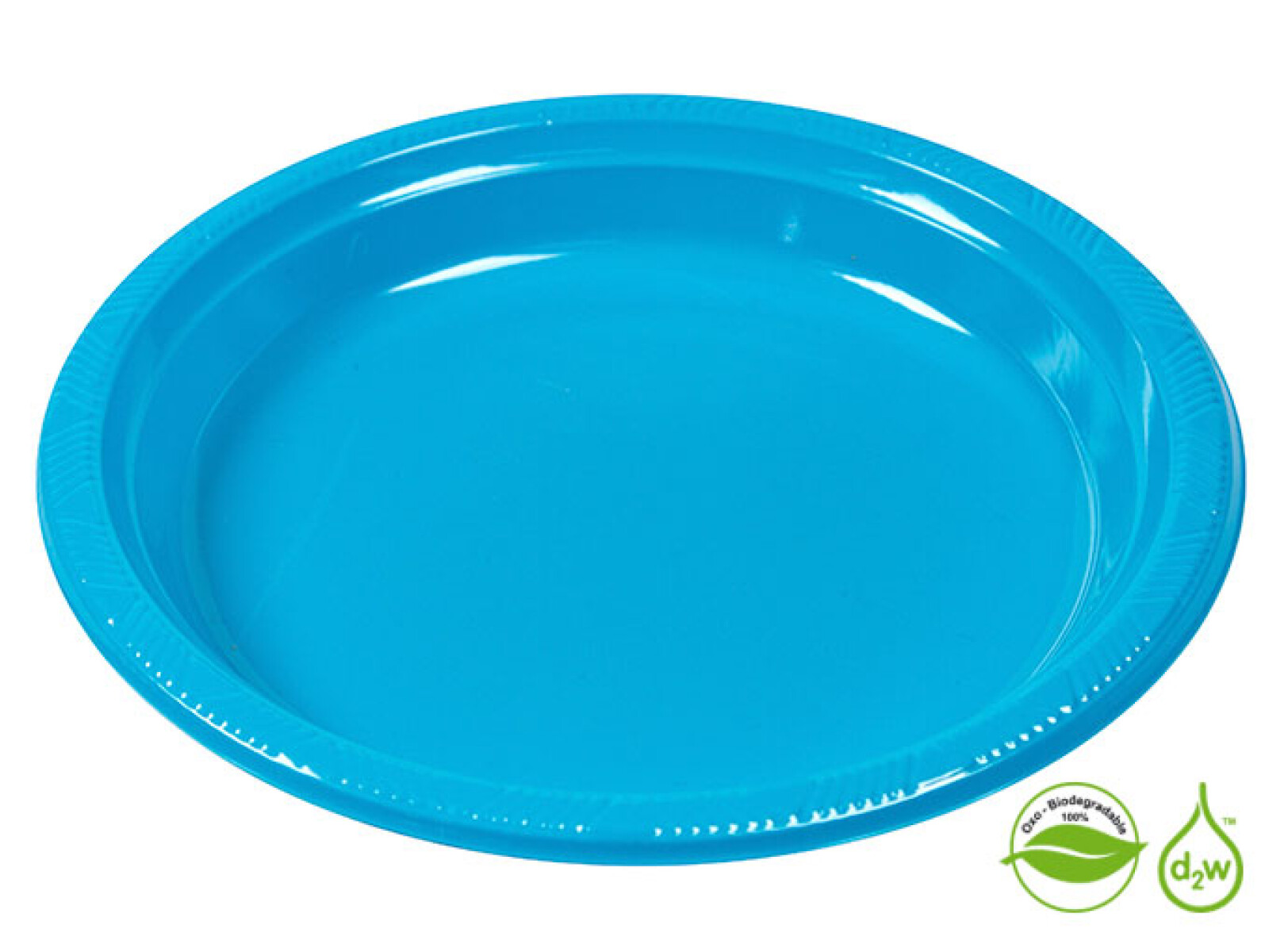 Plato Biodegradable 15cm x10Un - Caribe 