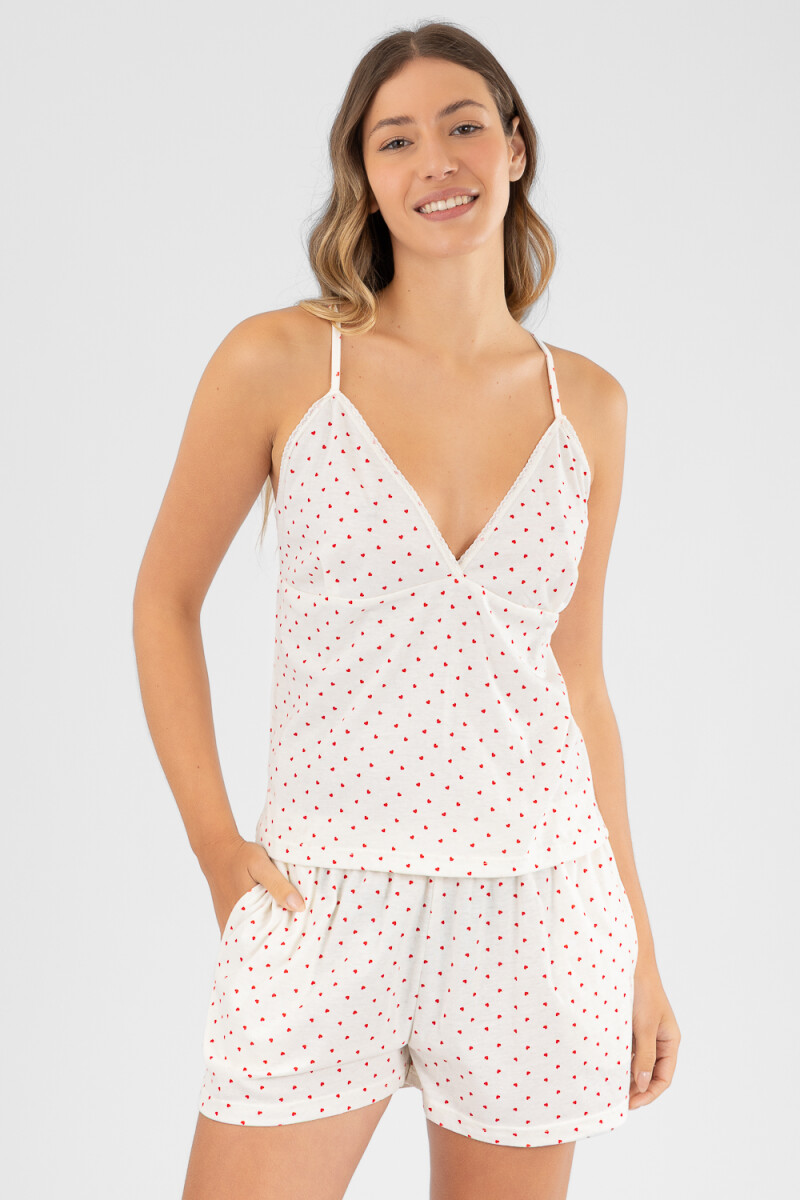 70.1101-pijama sweet cherry Cherry blossom