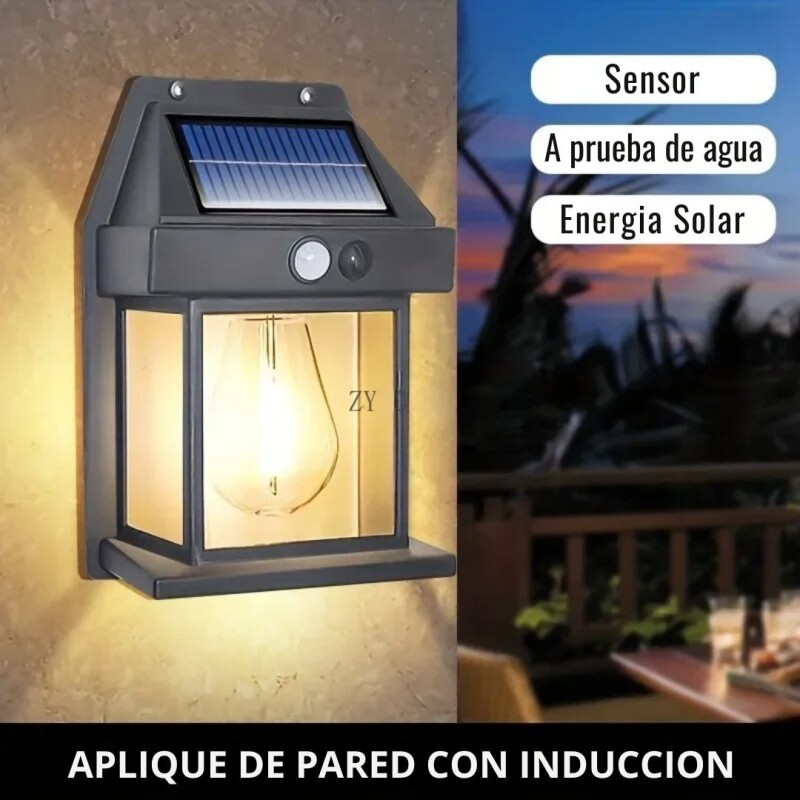 Farol Solar Foco Lampara Led Exterior Sensor De Movimiento Farol Solar Foco Lampara Led Exterior Sensor De Movimiento
