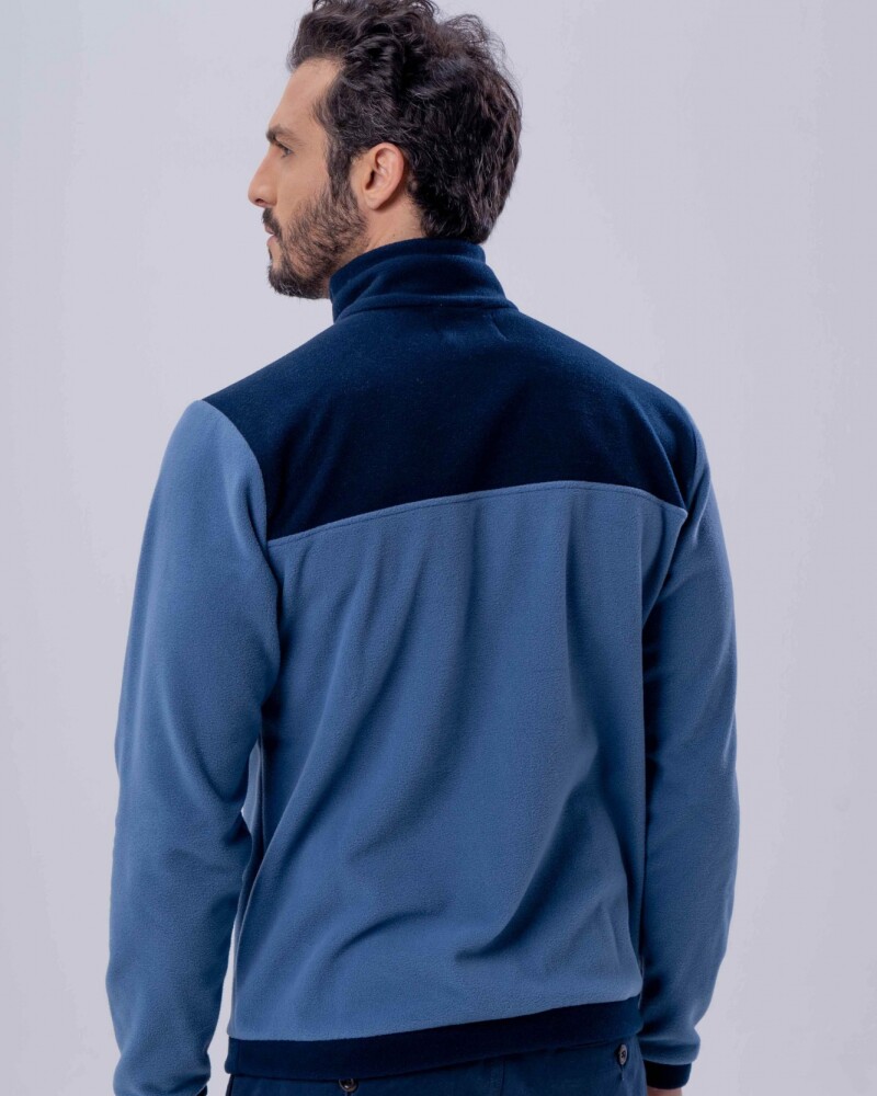 Sueter Fleece Azul Oscuro U