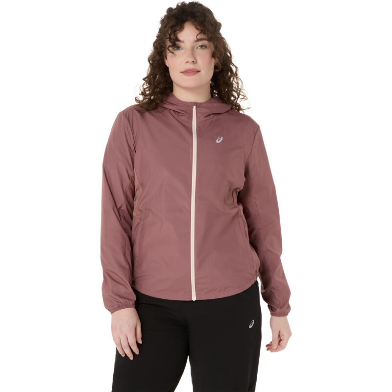 Casaca Running Silver Mujer Rubble Red