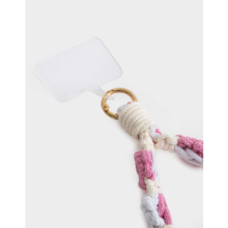 Strap Para Celular Con Flores Combinacion Multicolor