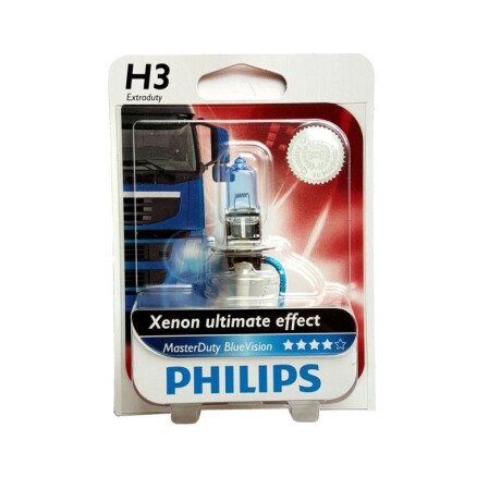 LAMPARA - HALOGENA 24V 70W H3 PK22S MASTER DUTY BLUE VISION PHILIPS LAMPARA - HALOGENA 24V 70W H3 PK22S MASTER DUTY BLUE VISION PHILIPS