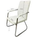 Silla fija eco cuero modelo Fix Blanco