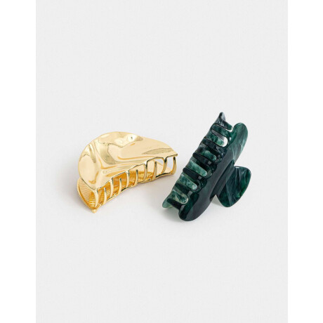 Broches Sets De resina Combinacion Bicolor