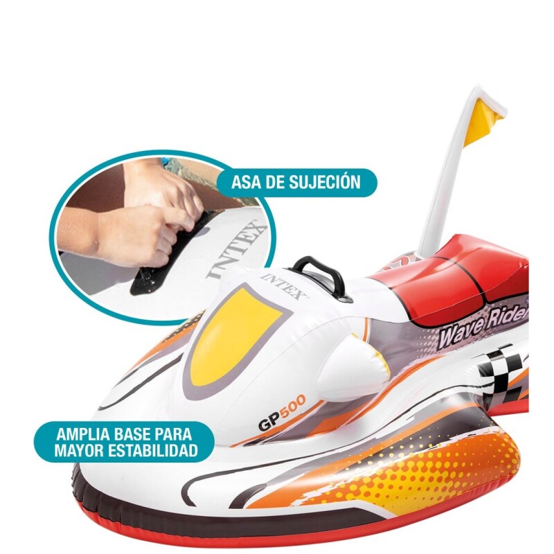 INTEX MOTO DE AGUA INFANTIL INFLABLE GP500 BASE ANCHA Intex Moto De Agua Infantil Inflable Gp500 Base Ancha
