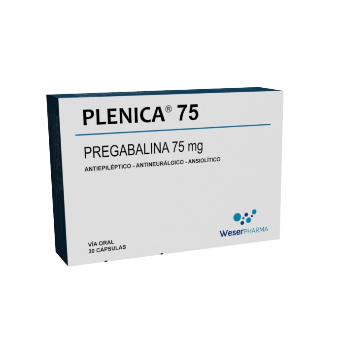 PLENICA 75 MG. CJ X 30 CAPS. única