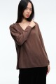 SWEATER V Marron
