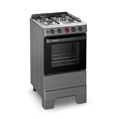 Cocina a Gas Smartlife 4H SL-KBR504T Titanium