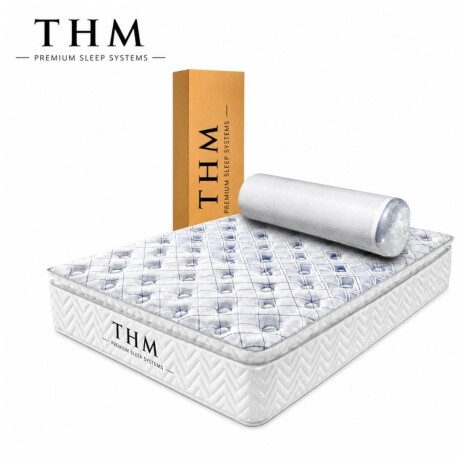 Sommier King Cama + Colchon HAMPTONS Hybrid Rhenium Beige