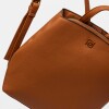 Mochila Oslo en Efecto Cuero Graneado Marron
