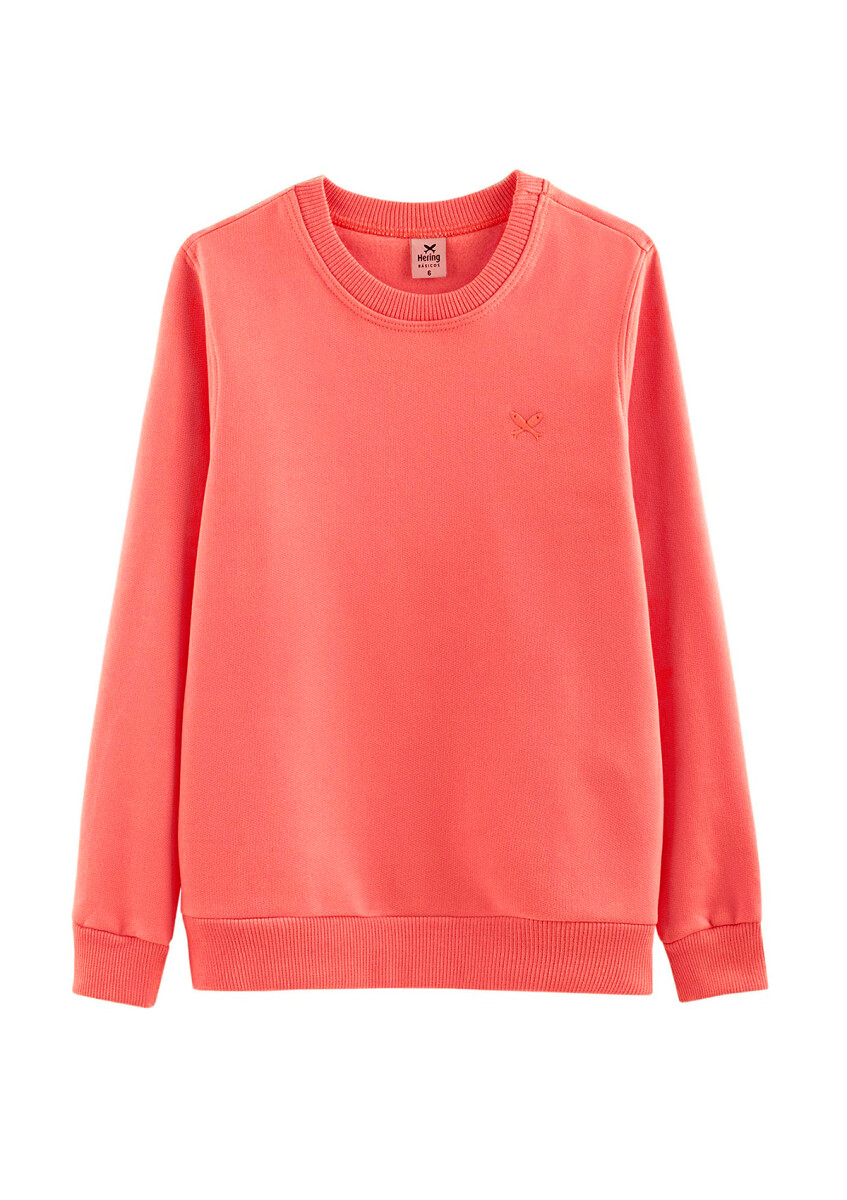 BUZO BÁSICO UNISSEX INFANTIL - ROSA 
