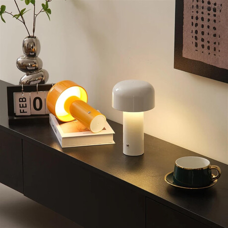 Luminaria veladora modelo honguito Blanco