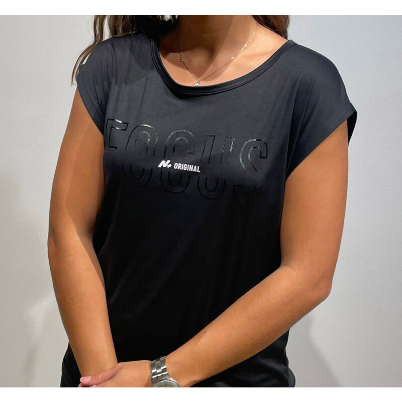 Remera de Mujer N+ Brigitte Wns Negro