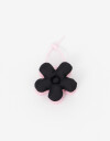Llavero Cozy Llavero Y Bag Charm Flor Puffy - Combinacion Bicolor