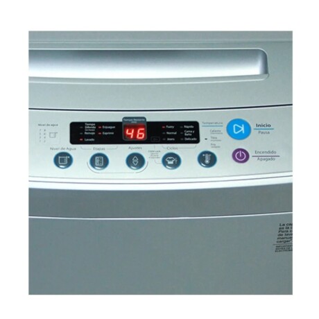 Lavarropas Carga Superior Whirlpool WWI08BS9LS 8.5KG SILVER