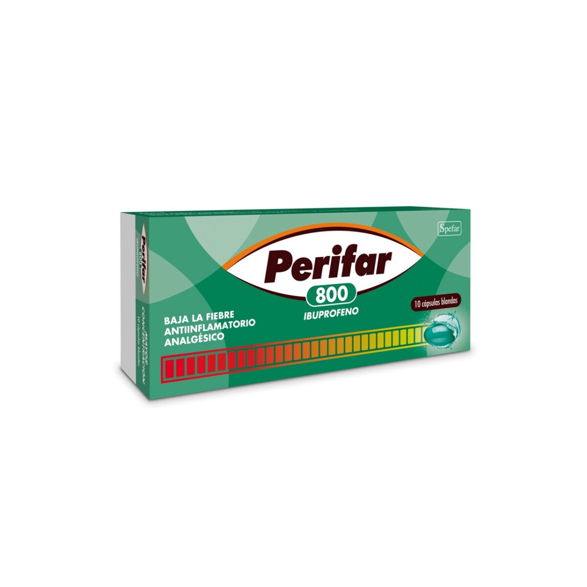 Perifar 800 mg 10 Cápsulas Blandas 