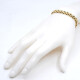 Pulsera en oro 18k amarillo, tipo panther 3 hilos Pulsera en oro 18k amarillo, tipo panther 3 hilos