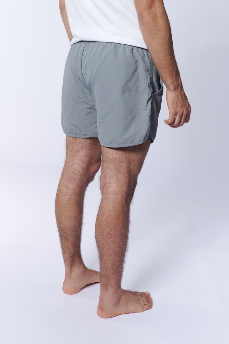 Short de baño runner Gris Claro
