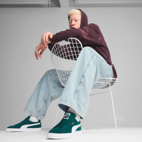 Championes Suede Classic De Hombre Verde
