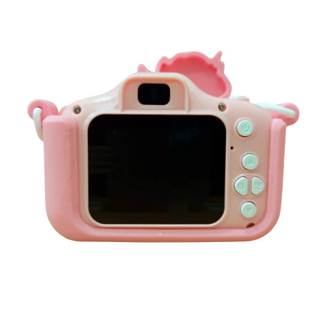 Cámara De Fotos Digital Infantil Memoria Interna Rosa2