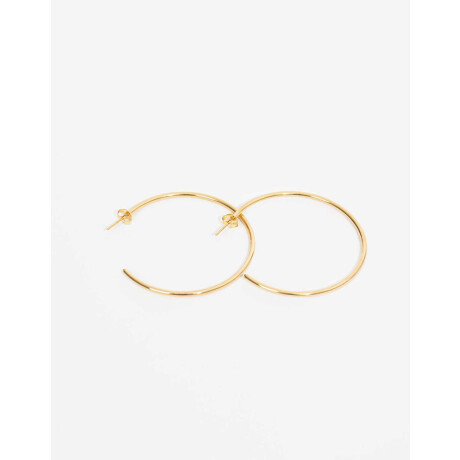 Aros Argolla Acero Dorado