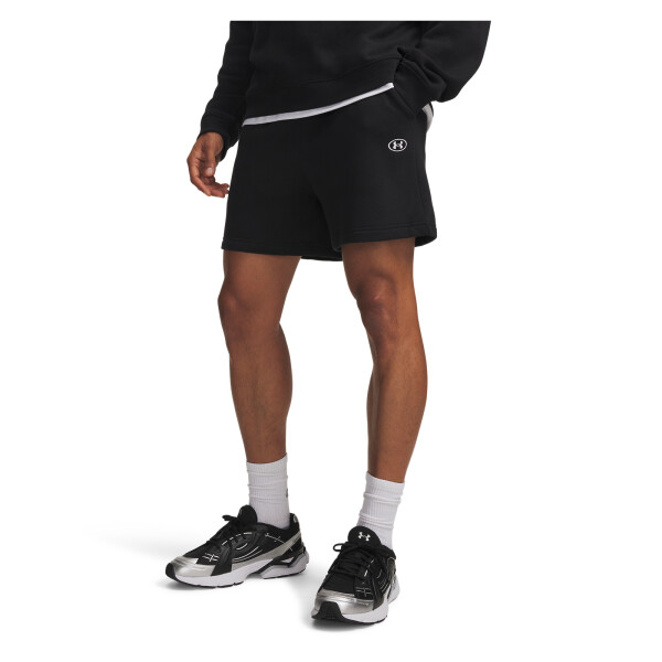 Short UA Rival Flc Hombre 6013445-008 Negro