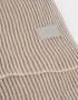 Bufandas Romántico Bufanda Jacquard Con Flecos - Marron Camel