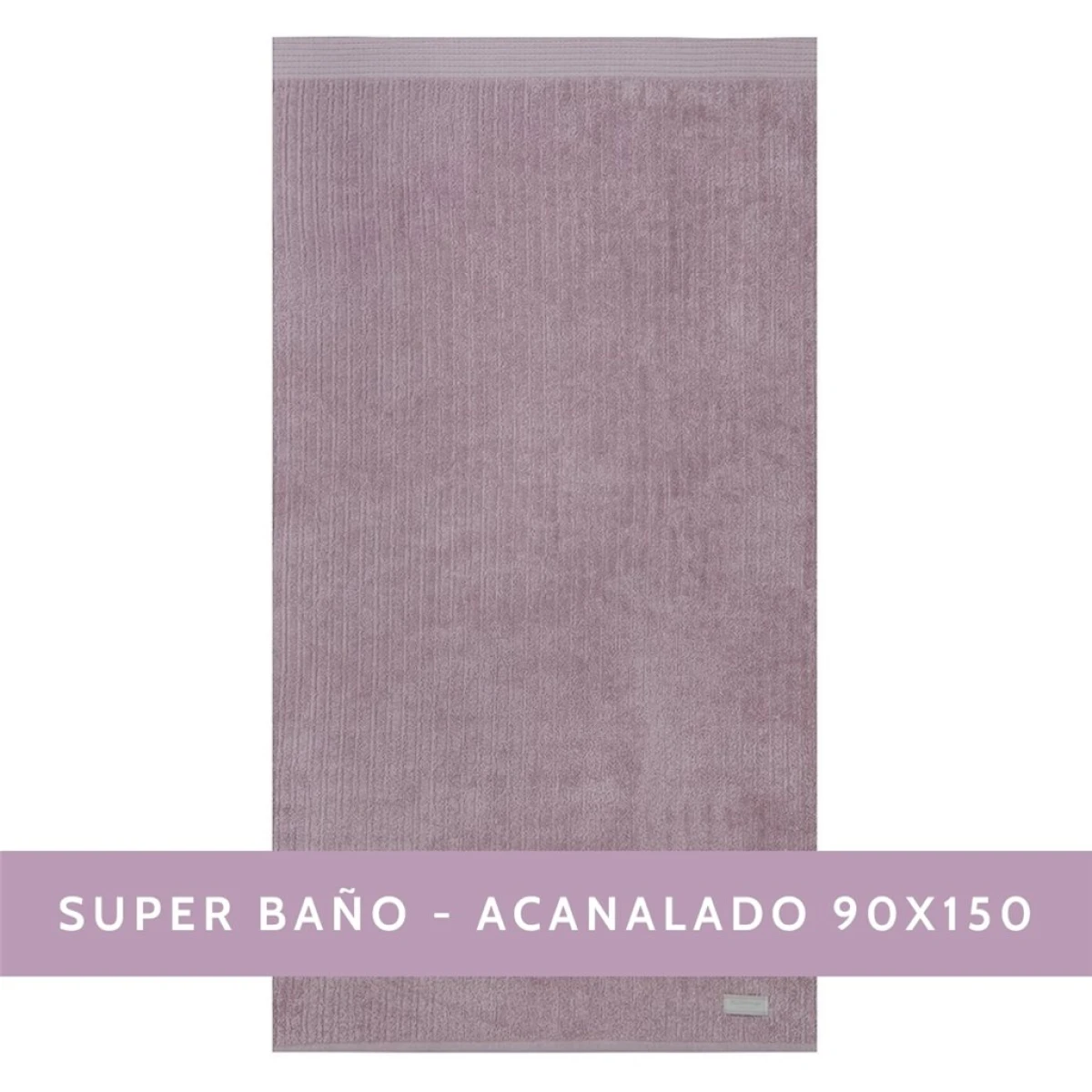 TOALLA GIGANTE ACANALADO BUDDEMEYER - 480 G/M2 - 1634 / ROSA - 90X150 