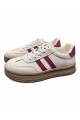 CALZADO DEPORTIVO DOS RAYAS PLATAFORMA Bordeaux