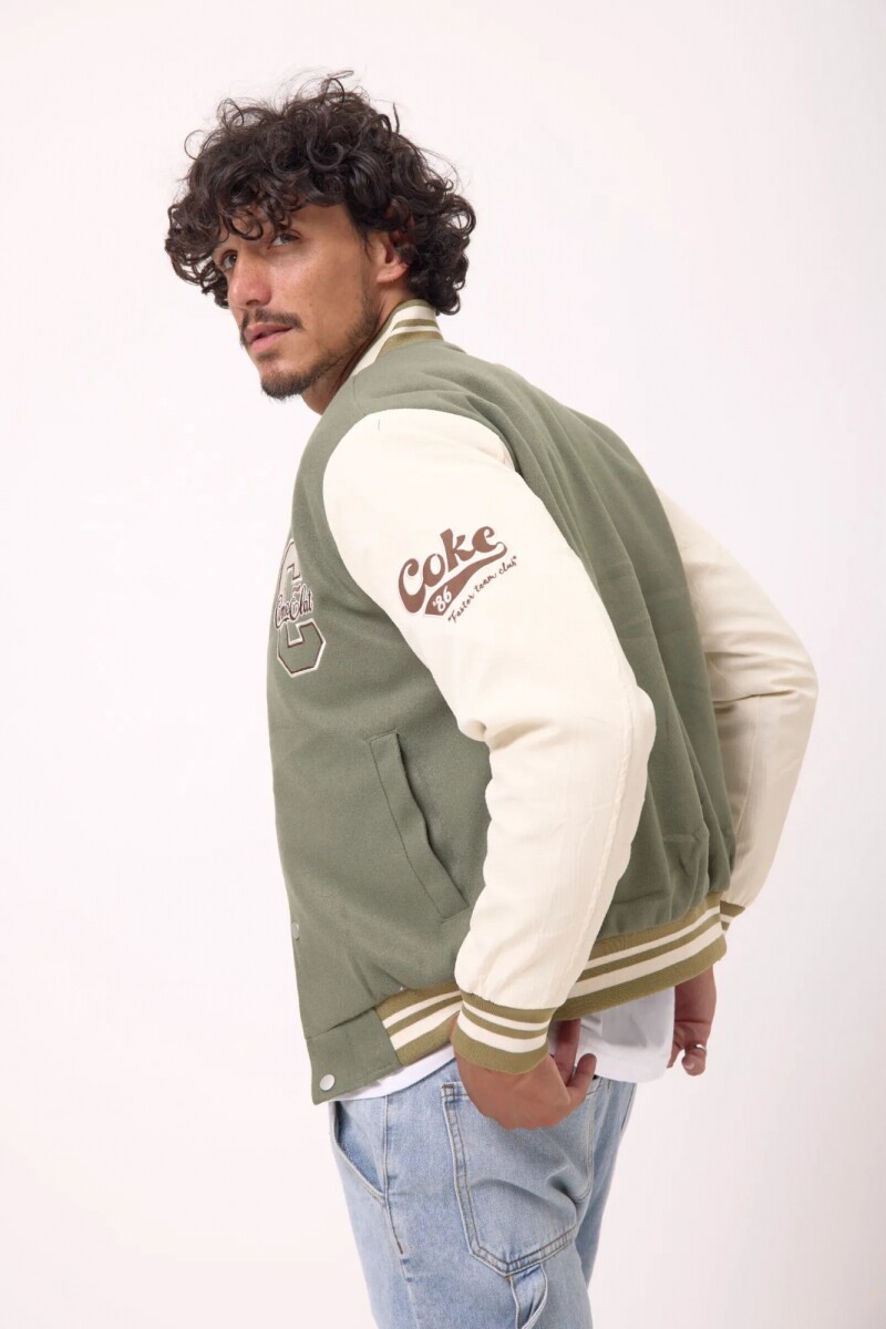 Chaqueta Bomber C Verde