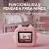 Cámara Fotos Infantil Impresión Instantánea Niños + 2 Rollos Color Rosa Claro