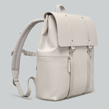 Mochila Gastón Luga Splash 2.0 Laptop Notebook Hasta 16" Color Beige