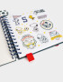 Anotadores Cuadernos y Memos Cuaderno Calado Snoopy - Azul Marino