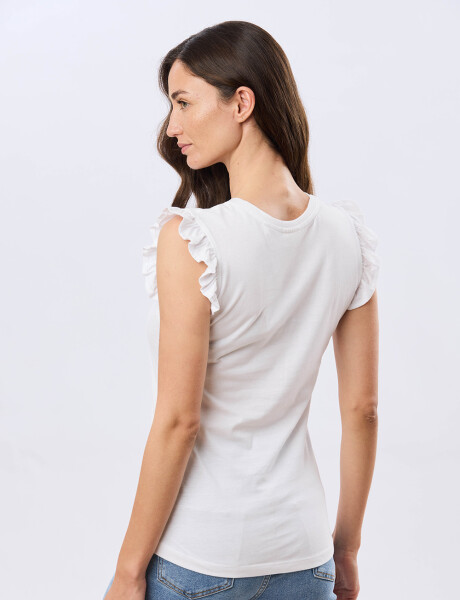 REMERA LISA DE ALGODÓN Blanco