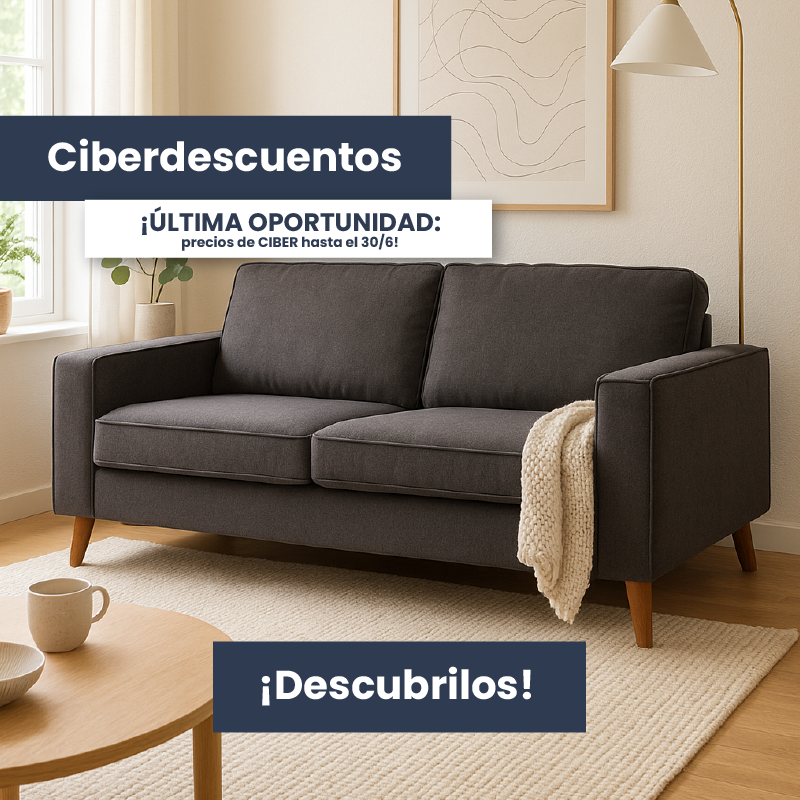SOFÁS - MANTENEMOS CIBERDESCUENTOS 2025