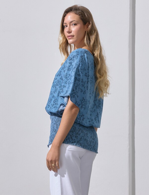 Blusa Tencel Printed JEAN