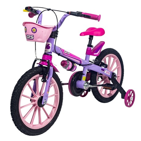 Bicicleta De Paseo GTs ARO16GTS Rodado 16 Con Cantimplora Ub VIOLETA