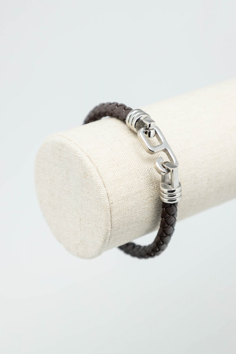 Pulsera cuero - Marrón 