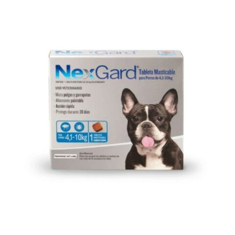 Nexgard Para Perros 4 a 10Kg - 1unidad Nexgard Para Perros 4 a 10Kg - 1unidad