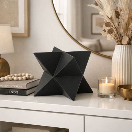 DECORACION GEOMETRIC VIASONO Negro - Large