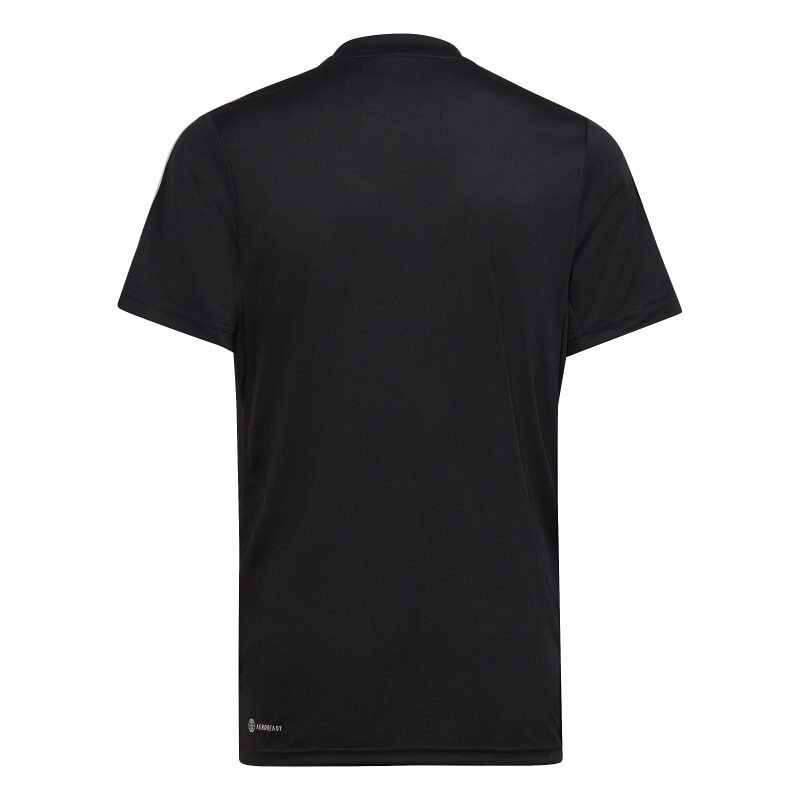 Remera Adidas Aeroready 3 de Niños - IC5674 Negro-blanco