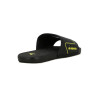 Diadora Isola Ojota Tira Ancha Con Logo - Negro/amarillo Negro-amarillo
