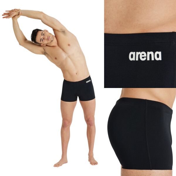 Malla De Natación Entrenamiento Para Hombre Arena Men's Team Swim Short Solid Negro