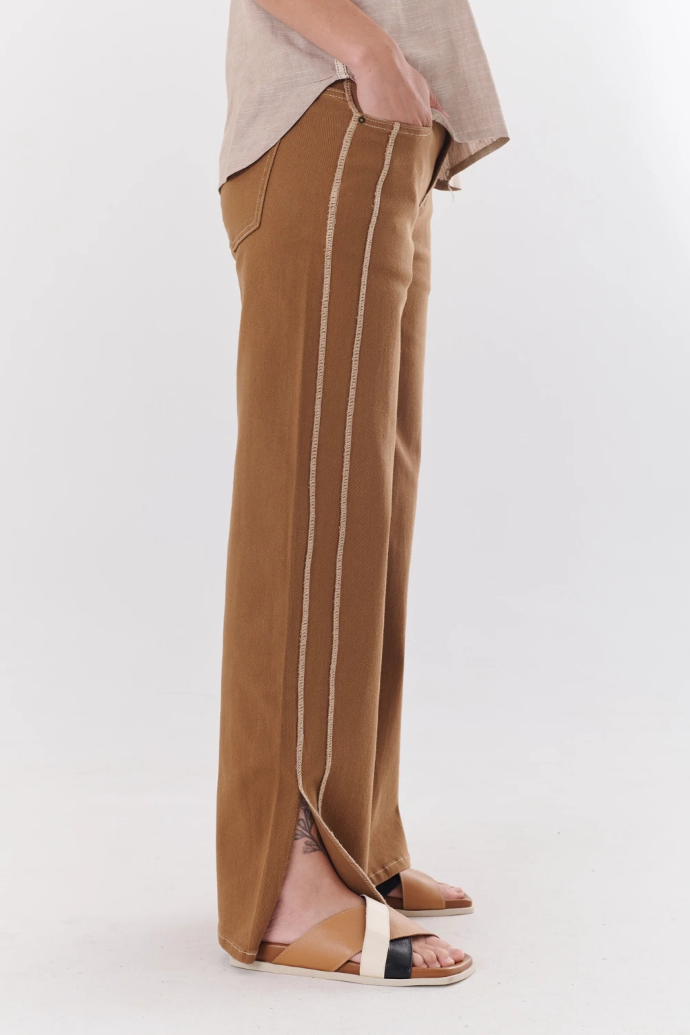 PANTALON NIZA camel 1